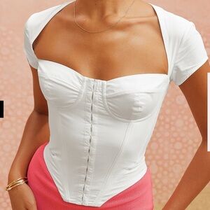 House of CB corset Mistress shortsleeved top